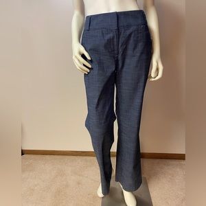 NWT APT 9 Maxwell Fit Career Dress Pants Size 8 Ave Boot Cut Indigo Blue